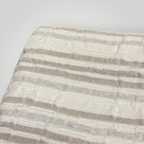 INUP Striped Textured Duvet Cover Sz Queen - Picture 5 of 8